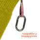 рукавички з ангори з петельками + карабін у подарунок