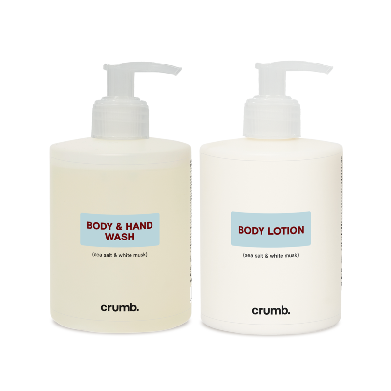 Body set #1 (гель душ, лосьйон) — Sea salt & White musk